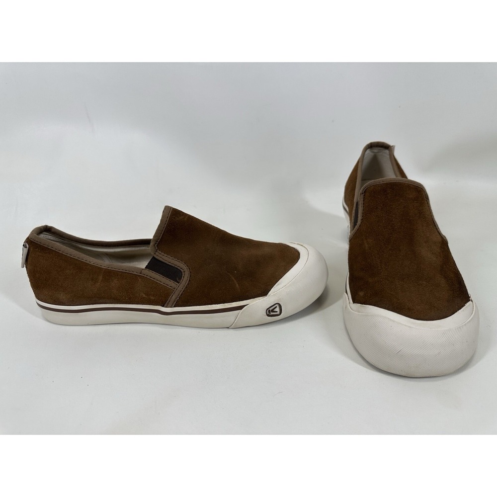 KEEN Coronado III Mens Size 9.5 Brownโ Suede Slip On Casual Shoes Sneakers